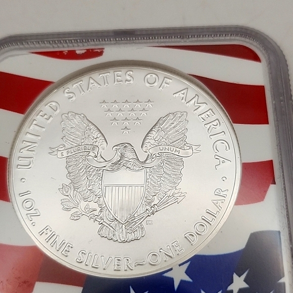 2020p Silver Eagle Emergency Production Early Release NGC Ms69 NWT - Picture 7 of 8